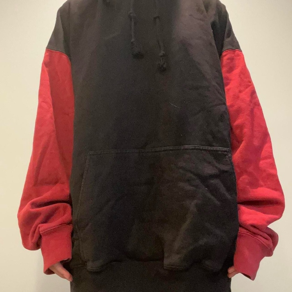 Brandy Melville Black and Red Hoodie